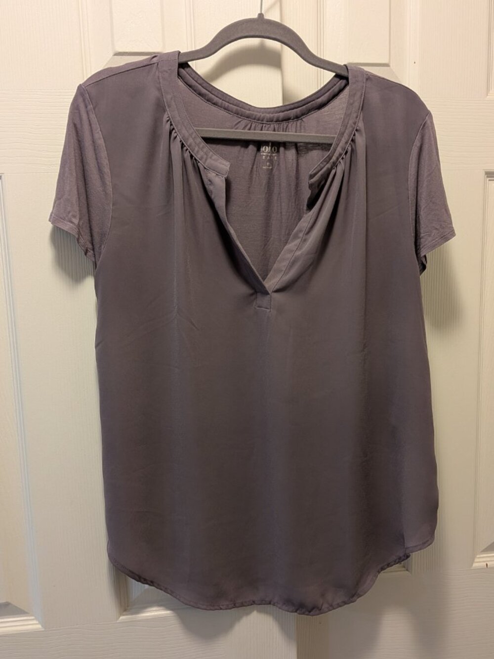 Split-Neck Blouse - Soho Soft Shirt